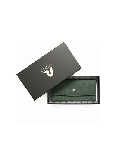 Green Cüzdan & Kartlık Kadın Diğer 2801 Roncato Flother Skın Wallet Green