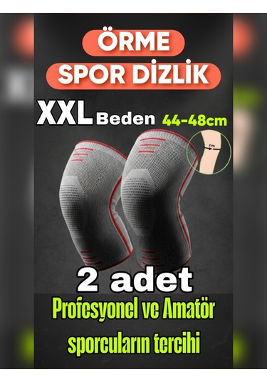 Veltomed 3D Örme Sporcu Dizlik Diz Koruyucu 2'li
