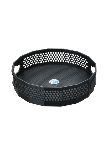 Hombey Küçük Siyah Dönen Ev Aletleri Rafı - Mutfak/banyo Malzeme Depolama Kutusu, 22.5 6.5 Cm, Kolay Erişimli Konforlu Organizasyon Siyah