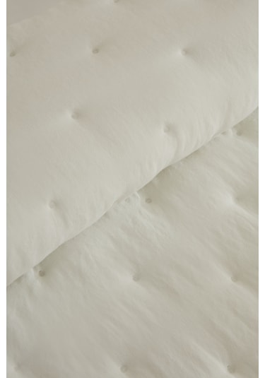 Karaca Home Aurora Çift Kişilik Yatak Örtüsü Seti Beyaz