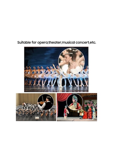 Trendooze Yetişkinler Vintage Ve Tiyatro Temizleme Taşıma Saplı Opera Mini Kompakt İle İçin Hafif Gözlükleri Dürbünü Dürbün Çocuklar Çantası Bezi 3 25 Mc