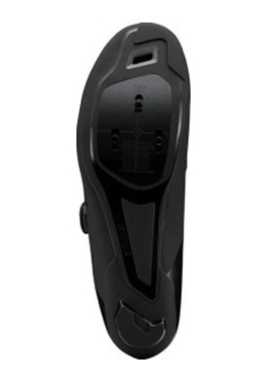 Shimano Sh-rc302 Wıde Large Spd/sl Yol Bisikleti Ayakkabısı Daha Geniş Siyah 45 Siyah