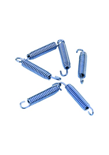 Lemestar Motosiklet Egzoz Borusu Yay Kancası Mavi 6 Adet - Paslanmaz Çelik, Yüksek Sıcaklık Dayanıklı, Motosiklet/skuter/atv Uyumlu