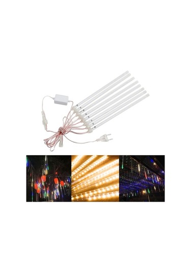 Trendooze Led Meteor Yağmuru Işıkları 50cm Saçağı Aromatik Hava Eğlencesi 50cm