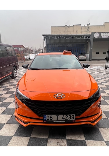 hyundai elentra (2021...) ön tampon eki---fibersan tuning