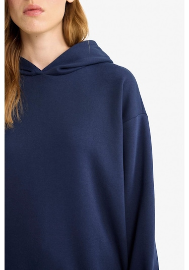 Defacto Relax Fit Kapüşonlu Basic Düz Kalın Sweatshirt D9935ax25wnnv251 Lacivert Defacto Relax Fit Kapüşonlu Basic Düz Kalın Sweatshirt D9935ax25wnnv251 Lacivert