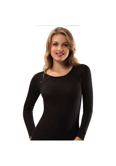 Tutku Kadın Kışlık Termal Sıcak Tutan Tayt Fanila Takım Set Siyahkarışık 2Xl Siyah