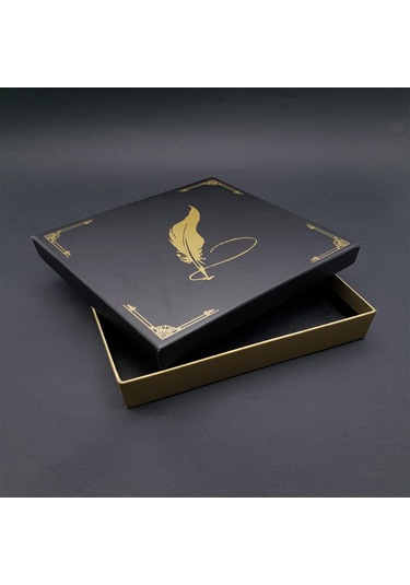 Tüylü Kalem Tasarımlı Hediye Kutusu - 9014211917102drvs