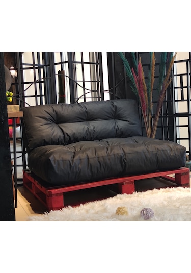 Colormix Kalorifer Önü Palet Üstü, Palet Üstü, Oturma Minderi,yer Minderi, Minder,tv Izleme Minderi, Bahçe Minderi, Siyah