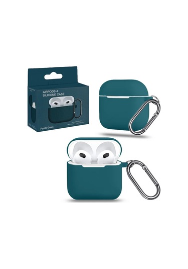 Proaks Airpods Uyumlu 4 İçin Kancalı Kılıf 389529683 Koyu Yeşil
