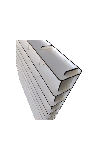 Ahşap Hobi Araba Rafı Beyaz 50 Araçlık Kişiye Özel Isimli