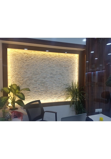 Patlatma Taş Fileli Tv Ünitesi Için Sandwave Krem Doğal