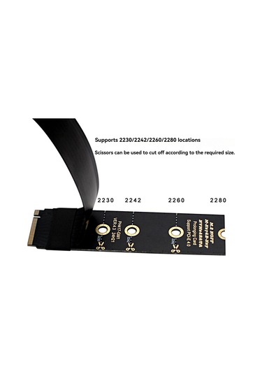Ssd Grafik Kartı İçin M.2 Nvme - Oculink Uzatma Kablosu