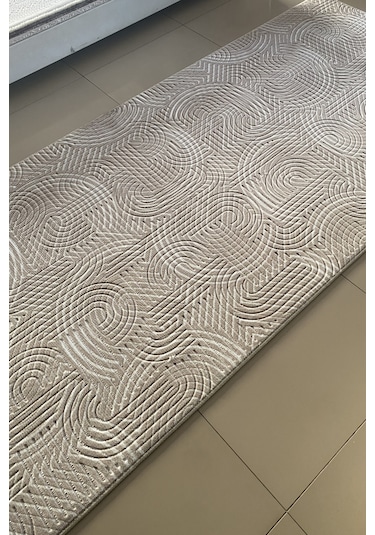 Lüle Halı Delüx Kaymaz Taban Halı Yolluk Gri Renk, Dlx7053 Vizon