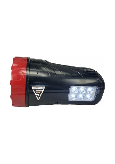 Power 21 Led 3w Kamp Avcı Balıkçı Şarjlı El Feneri Işıldak Siyah