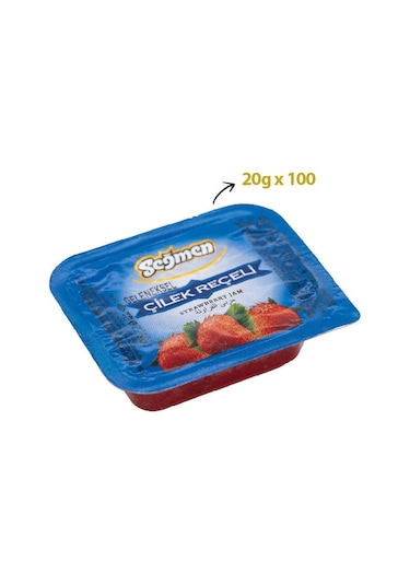 Seğmen Çilek Reçeli  Piknik 100 x 20 G