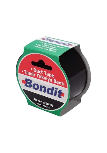 Bondit 48 Mm Tamir Takviye Bantı Siyah