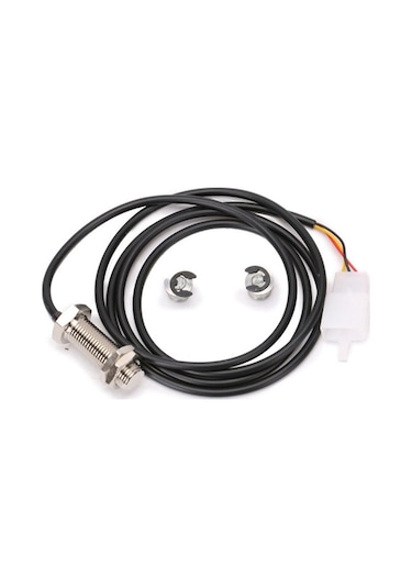 Fortunelane Motosiklet Atv Hızı Devir Ölçer: Dayanıklı Bakır Sensör + Mıknatıslar - Yüksek Hassasiyetli