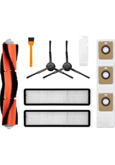 Springsun Dream Bot Z10 Pro L10 Plus Vakum Robotu İçin Yedek Fırça Seti - Ana Ve Yan Fırçalar