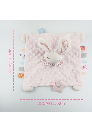 Flybuy Tükürük Tavşan Pembe Havlu Bebek Havlusu Lf