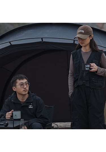 Shinetrip-açık Kamp Yürüyüş Piknik Paslanmaz Çelik Bardak Çift Darkgray Diğer