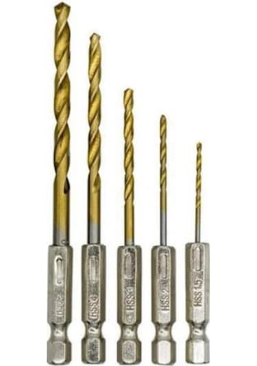 Bn5 Şarjlı Tornavida Bits Matkap Ucu Seti Takımı 5 Parça