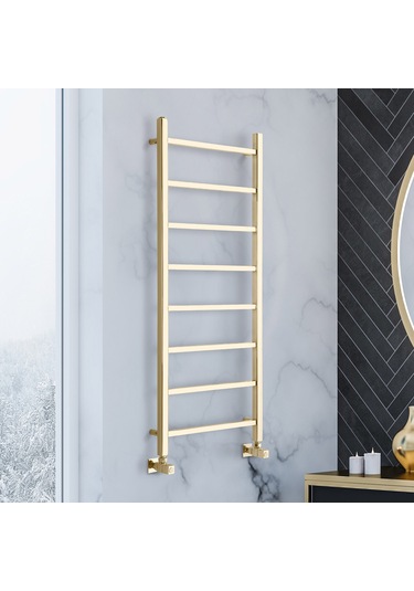 1200x500mm Diva Parlak Brass Altın Gold Paslanmaz Çelik Havlupan