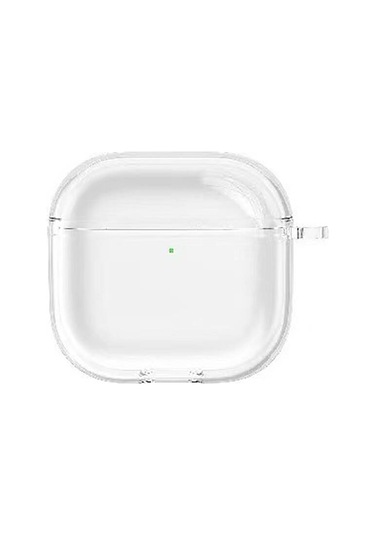 Mobilteam Air-pods 4 Kılıf Şeffaf Kristal Silikon Airbag 14 Kılıf-şeffaf Şeffaf