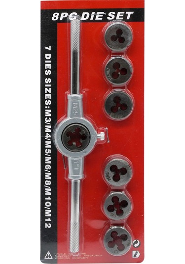 Pafta Seti Ve Kolu 8 Parça