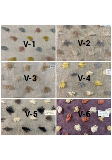 Perdefony Saçaklı Fon Perde Varyantlı Ürün