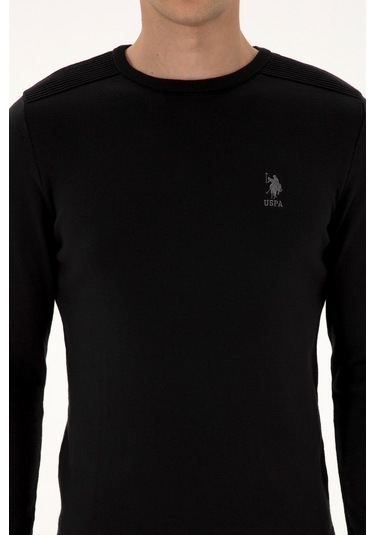 U.s. Polo Assn. Erkek Siyah Kazak /triko 50307779-vr046 Siyah