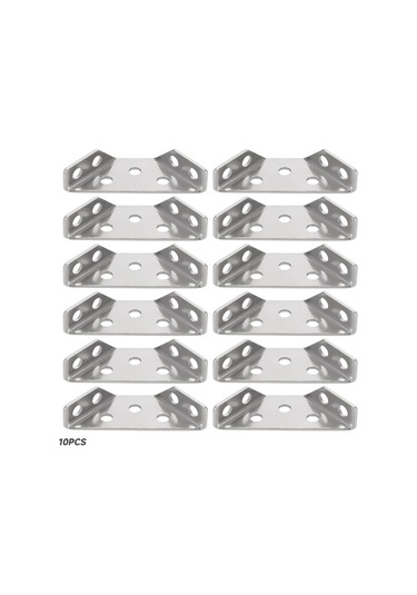 Üniversal Mobilya Köşe Konnektörü - Açılı Montaj Konnektörü Mobilya Üçgen Destek Çerçevesi 10 Adet 10 Adet Diğer