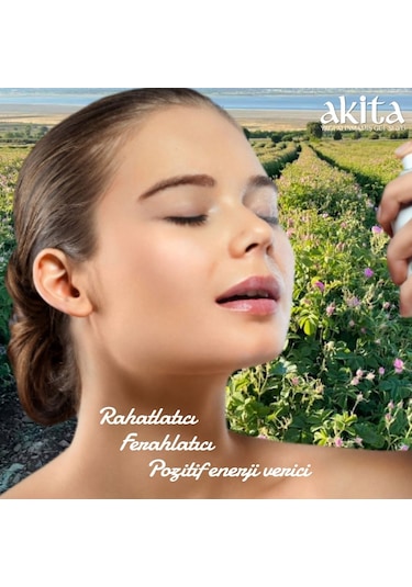 Akita Doğal Yağı Alınmamış Gül Suyu Cam Şişe 200 ML