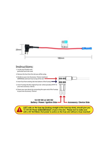 Lemestar Araç Devre Koruyucu 15a Micro2 Ata Sigorta, Uzun Pimli Hasarsız Alıcı, Mavi Uçlu Sigorta Tutucusu 20