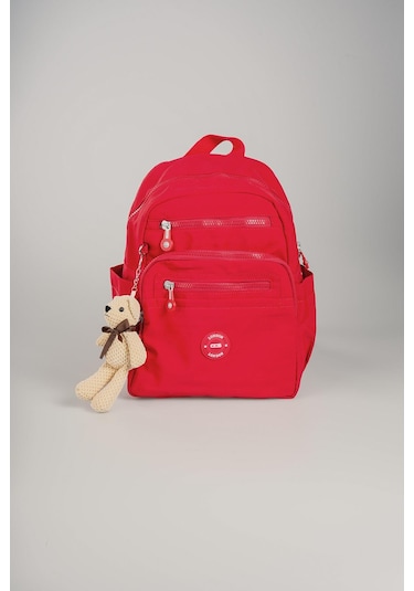Ççs Kadın 17953 Sırt Çantası Kirmizi Kırmızı