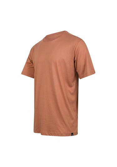 2as Axel Erkek Bisiklet Yaka T-shirt Kahve