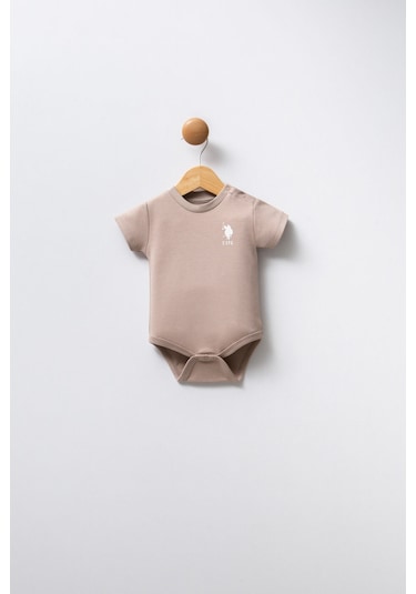U.S. Polo Assn. U.s. Polo Assn Erkek Bebek Beyaz Body Zıbın Beyaz