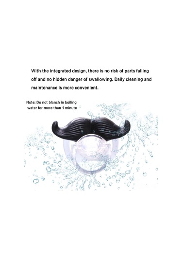 Qingmipy Bebekler İçin Eğlenceli Bıyıklı Silikon Emzik - %100 Güvenli Ve Bpa İçermeyen, 6 Aylık Ve Üzeri Bebekler İçin İdeal.