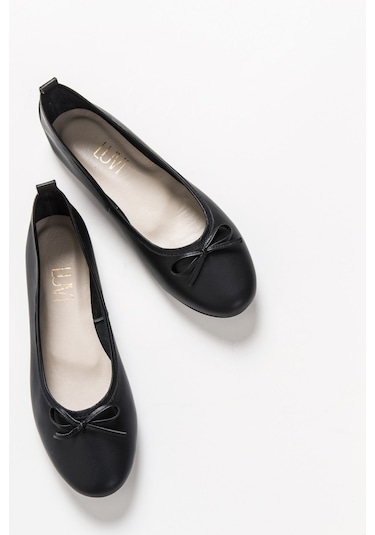Luvishoes Cilt Kadın Babet Siyah
