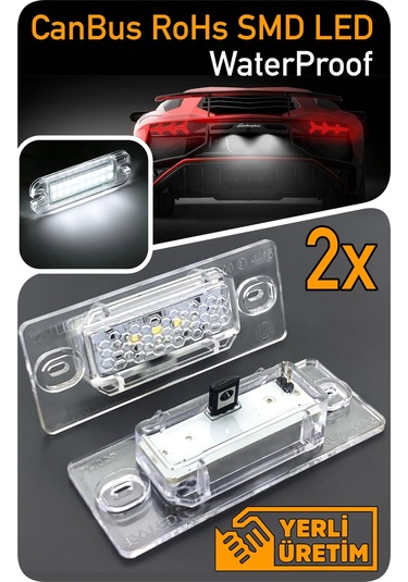 Volkswagen Vw Golf 4 5 Sadece Variant Kombi 1999-2009 Canbus Led Plaka Aydınlatma Ledi Lambası
