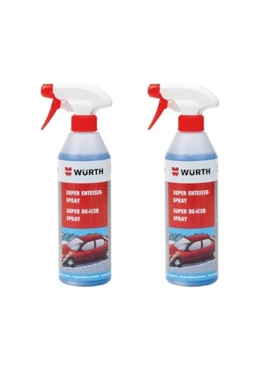 Würth Süper Buz Çözücü Sprey 2 x 500 ML