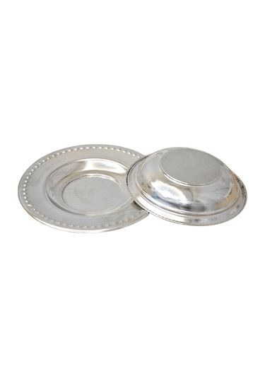 Modabakır Bakır Beyran Paça Çorba Tabak Model:5695pol Gri