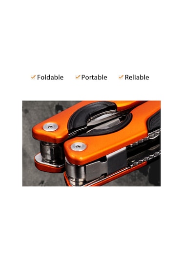 Samdoo Portatif Çok Amaçlı Turuncu Alüminyum Pens: Ev, Kamp Ve Acil Durumlar İçin Tüm İhtiyaçlarınızı Karşılar Turuncu