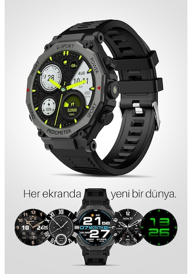 Piranha 9924 1.52" Akıllı Saat (İthalatçı Garantili)