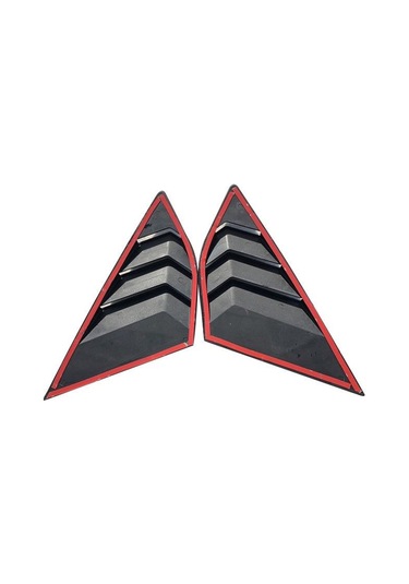 Symbee Ford Focus St Rs Mk3 İçin Abs Plastik Arka Cam Perdesi, Karbon Fiber Stili