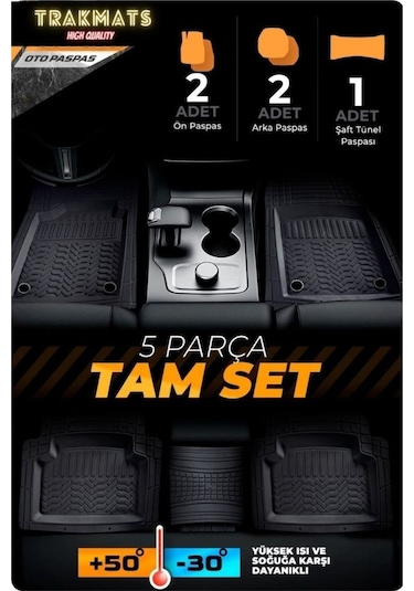 Renault Megane 4 Sedan Sol Kulak 2023 Universal Kesilebilir Havuzlu 4d Oto Paspas Ada Siyah