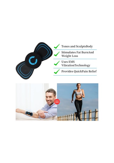 Skycity Usb Şarjlı Ems Nötral Masaj Aleti - Mini Taşınabilir Boyut, Omuz Ve Boyun İçin Akıllı Pulsasyon Teknolojisi, Ev Kullanıma Uygun Varsayılan