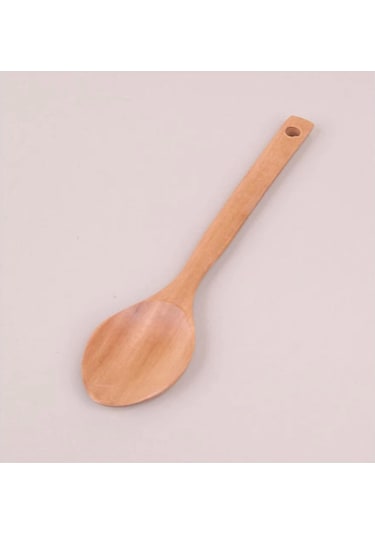 Balsa Bls-029a Ahşap Yemek Servis Kaşığı 28 Cm Çok Renkli