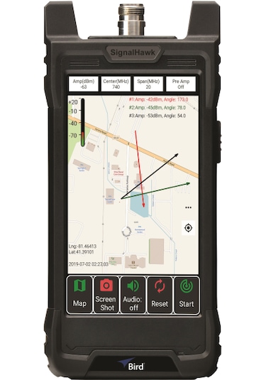 Bird Sh-60s-aoa Signal Hawk Aoa Spectrum Analyzer 9 Khz - 6 Ghz