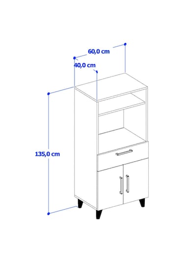Şile Mutfak Dolabı - Beyaz